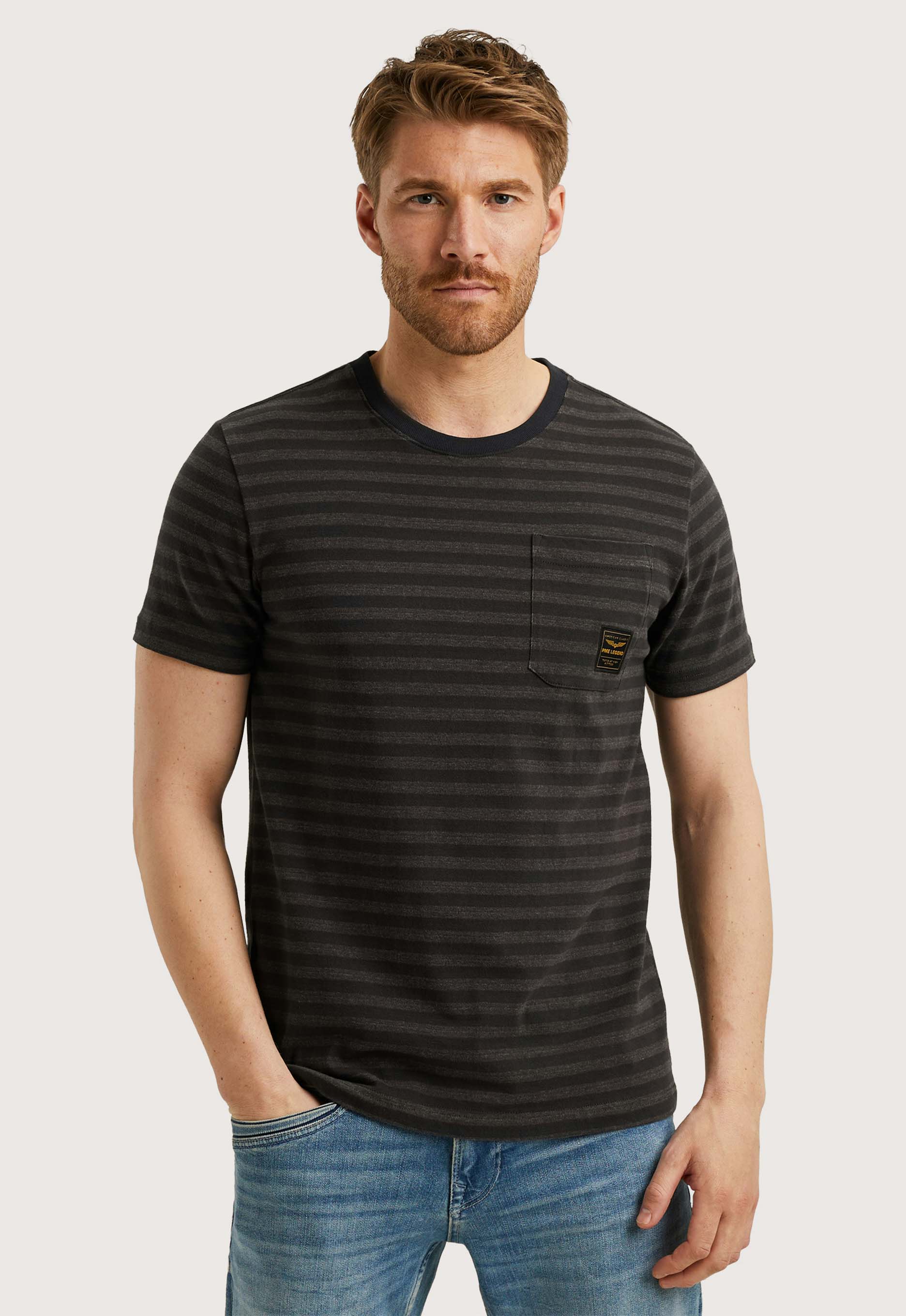 PME Legend regular T-shirt antraciet