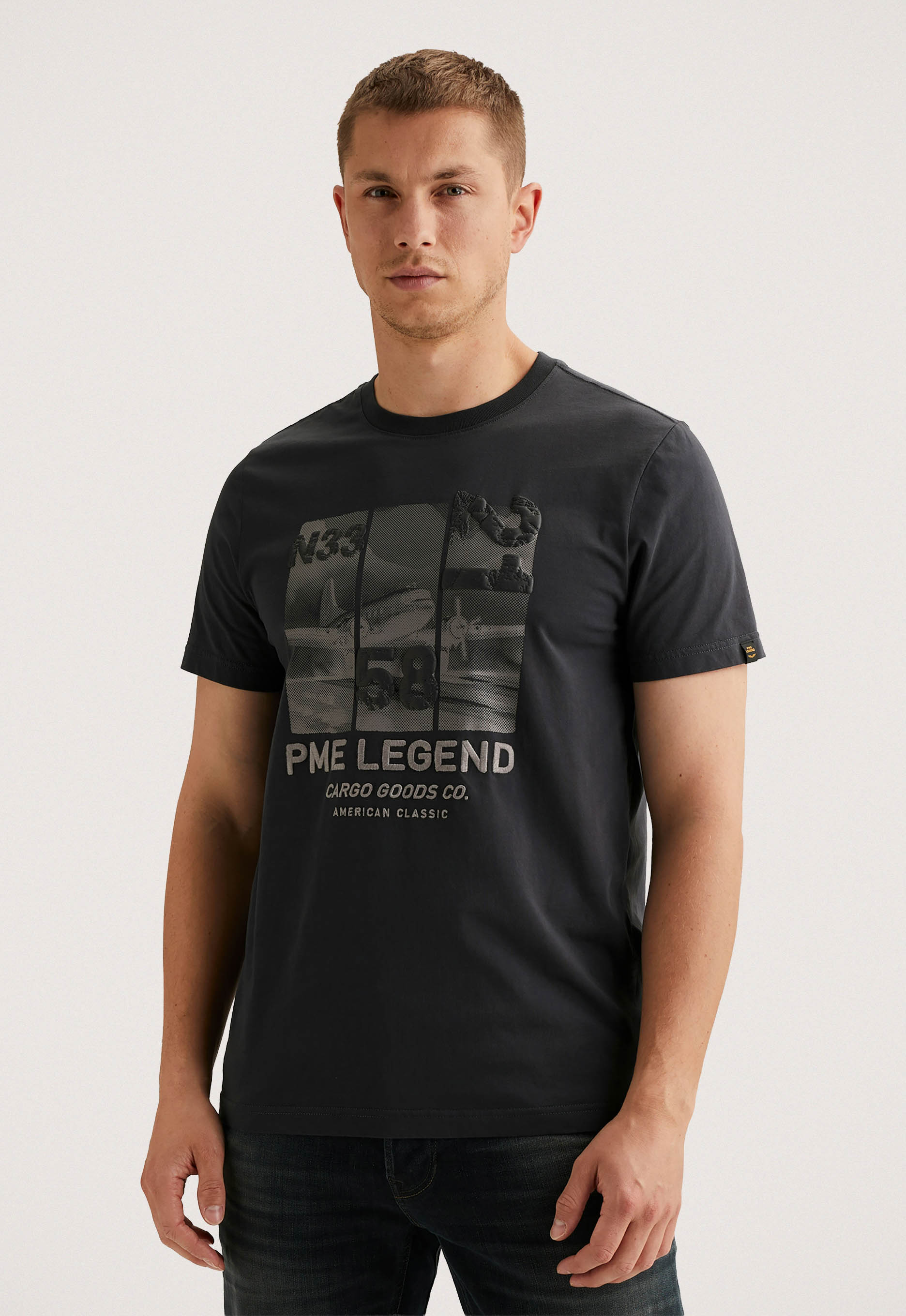 PME Legend Mixed Artwork T-shirt