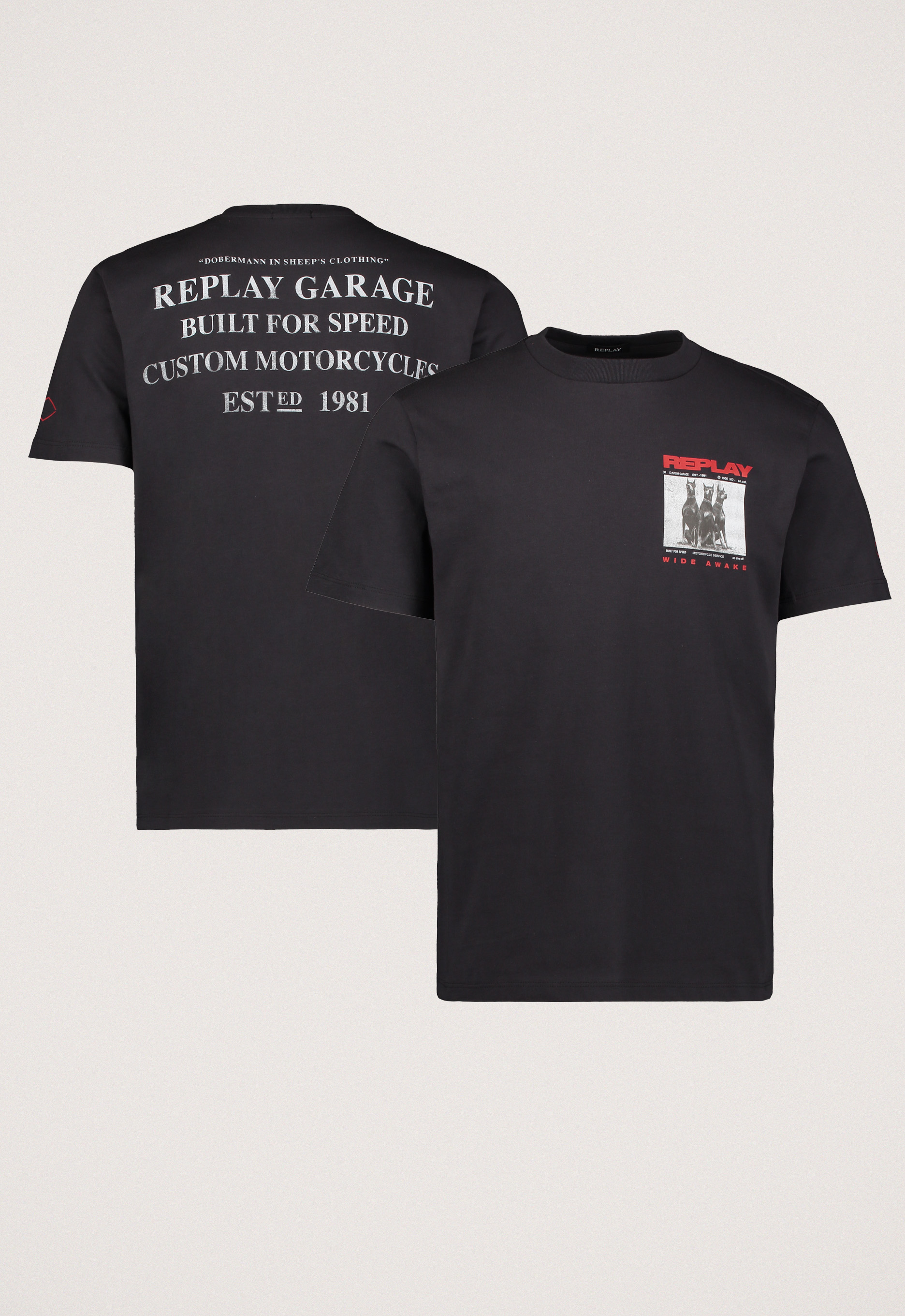 Replay Dogs Backprint T-shirt