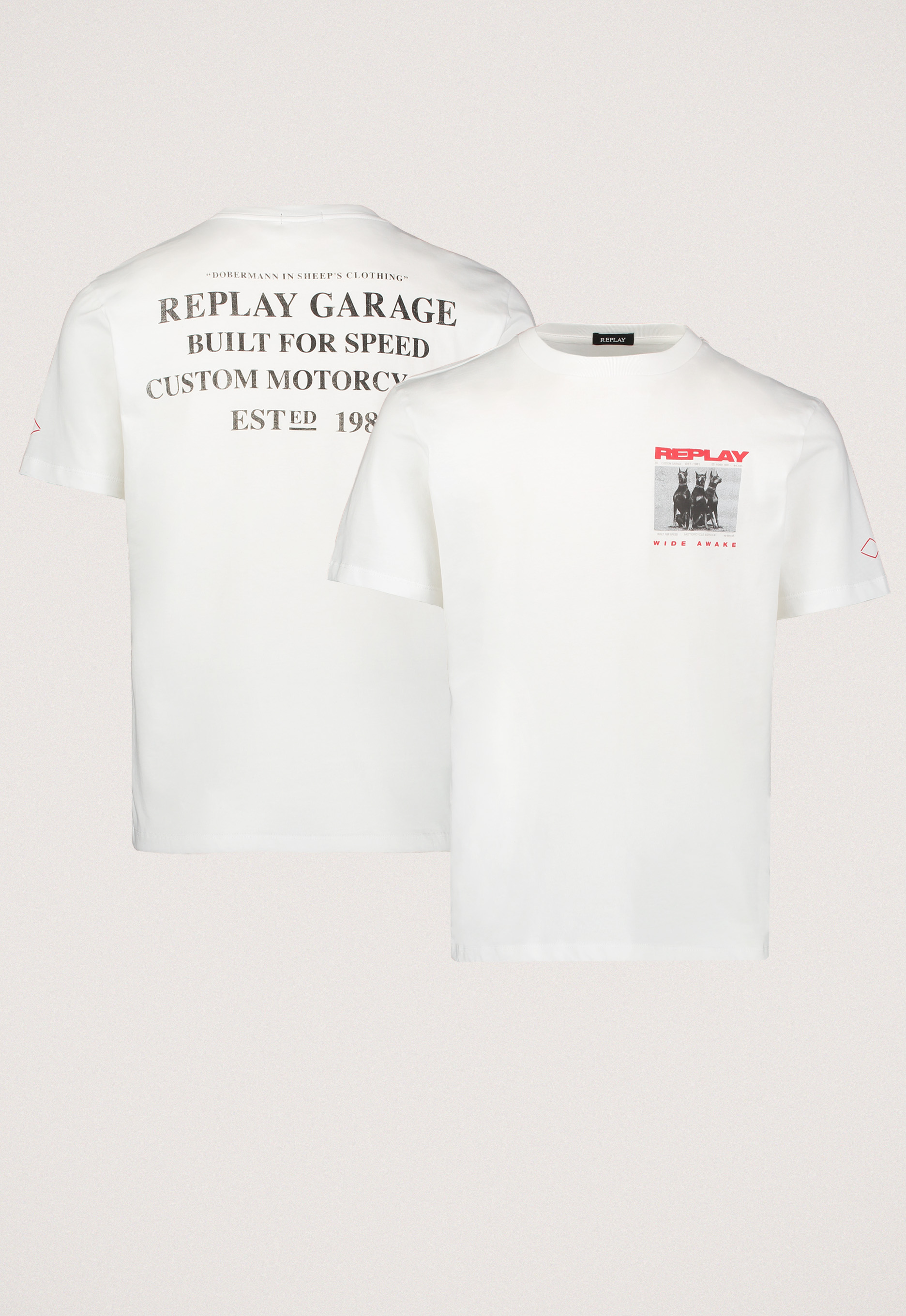 Replay Dogs Backprint T-shirt