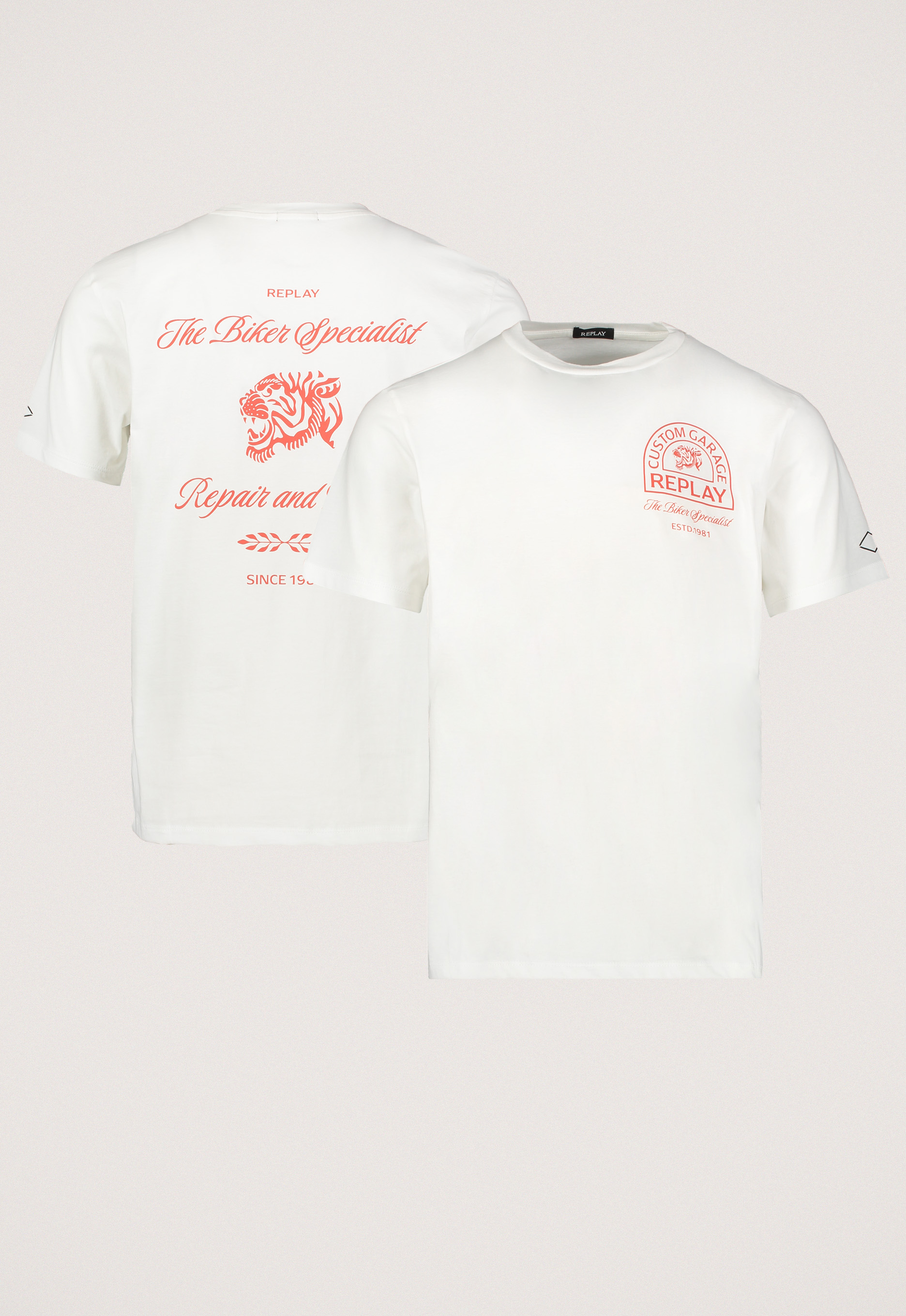 Replay Cat Backprint T-shirt