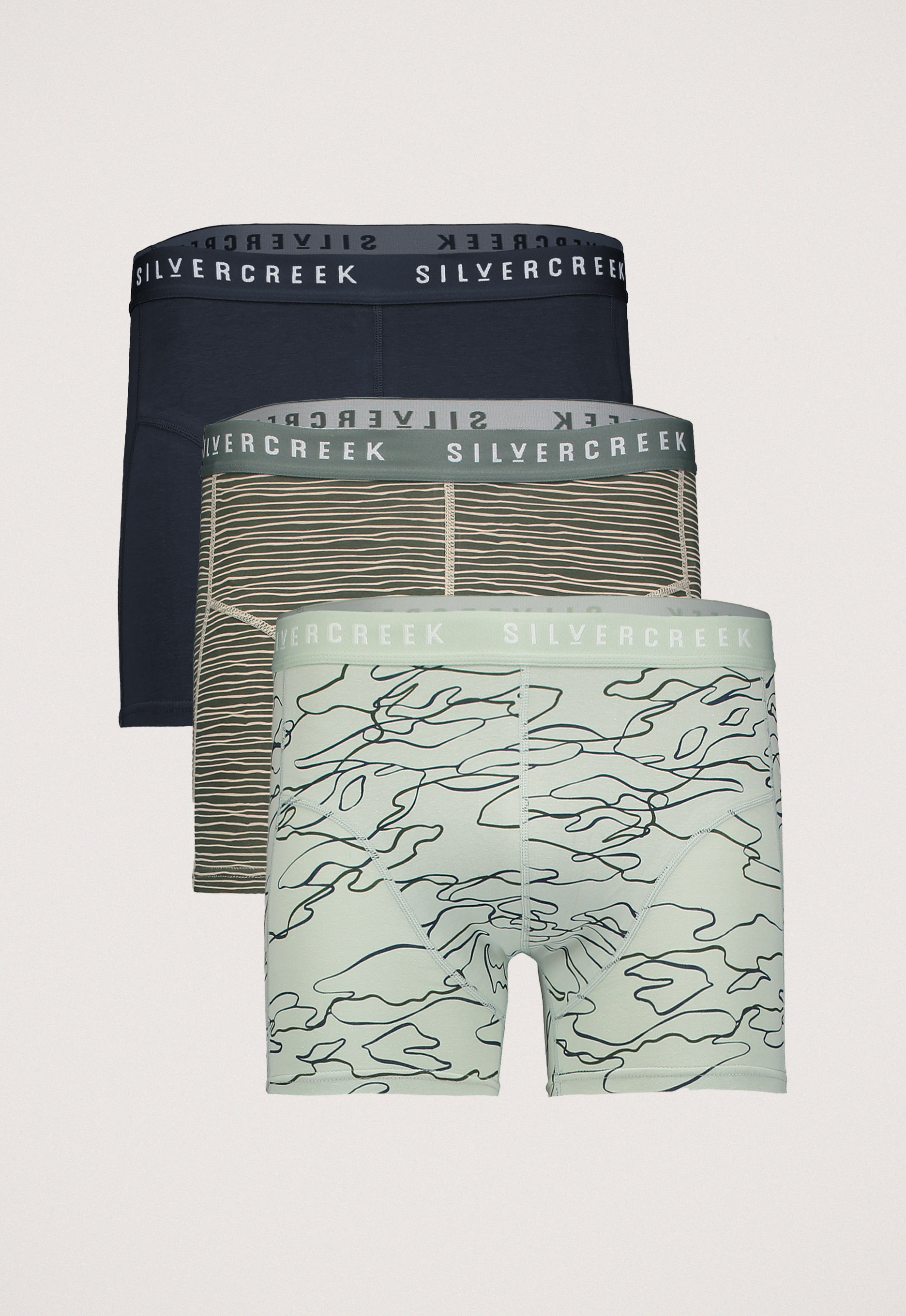 Silvercreek 3 Pack Boxershorts