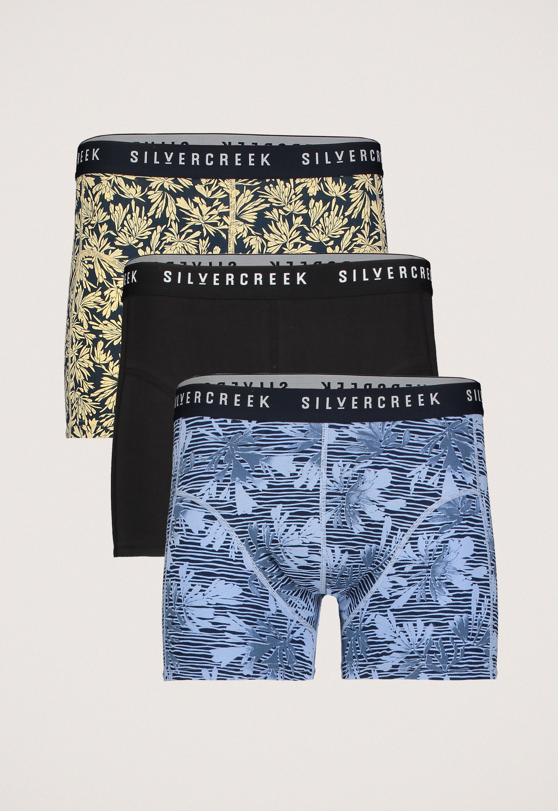 Silvercreek 3-Pack Multi Boxershorts