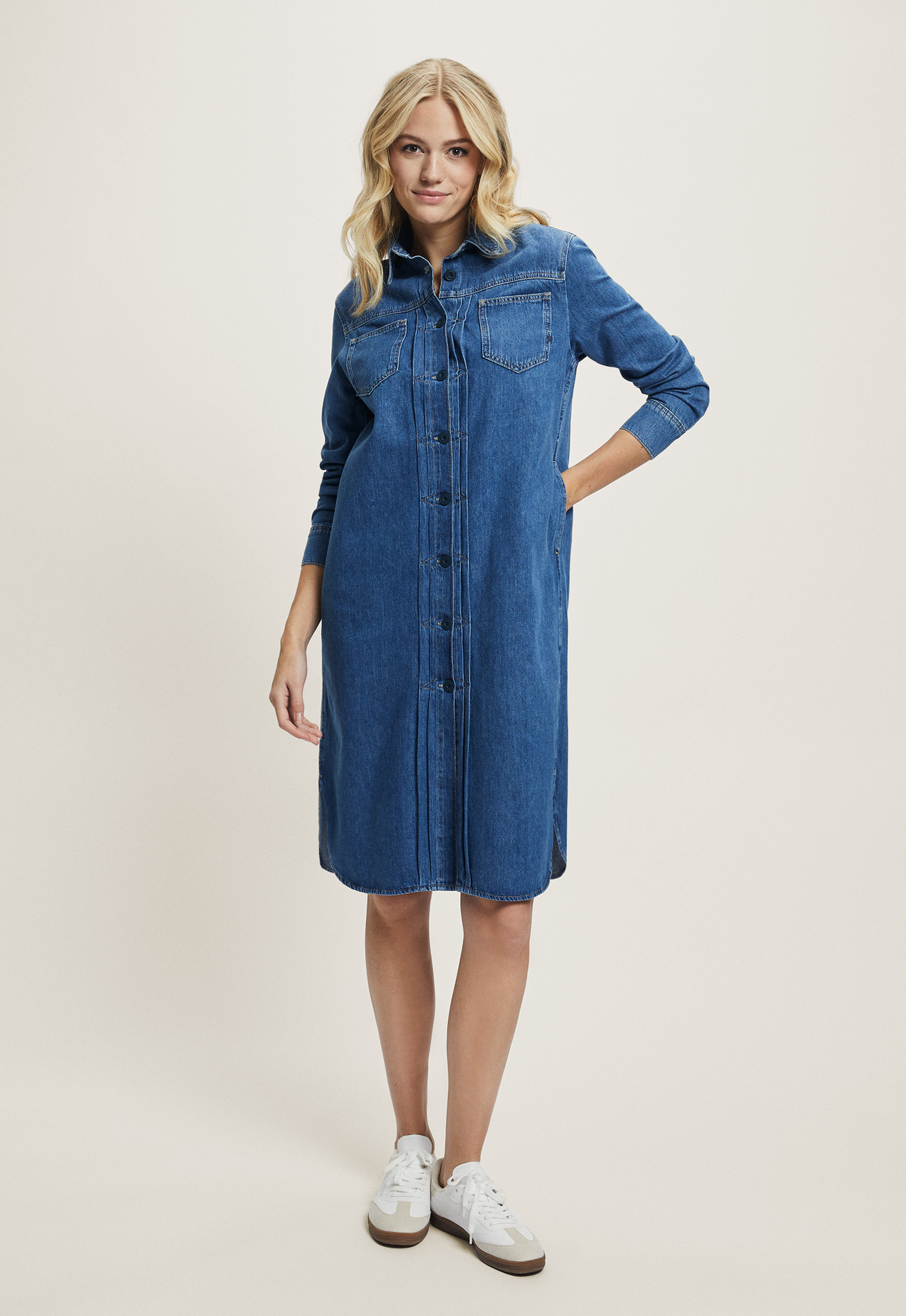 Silvercreek Lenny Denim Jurk Kledingwinkel