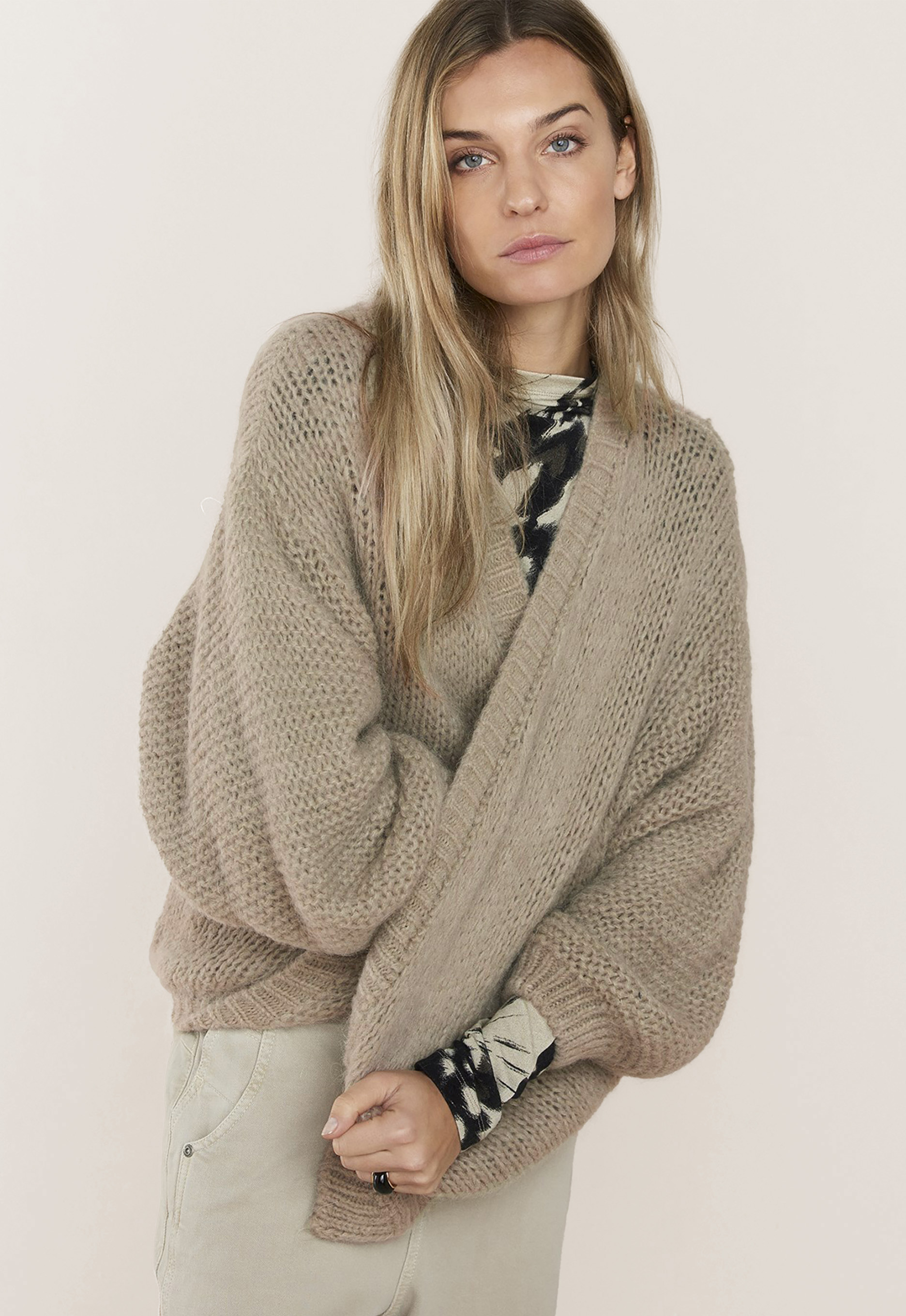 Summum Oversized Mohair Blend Vest