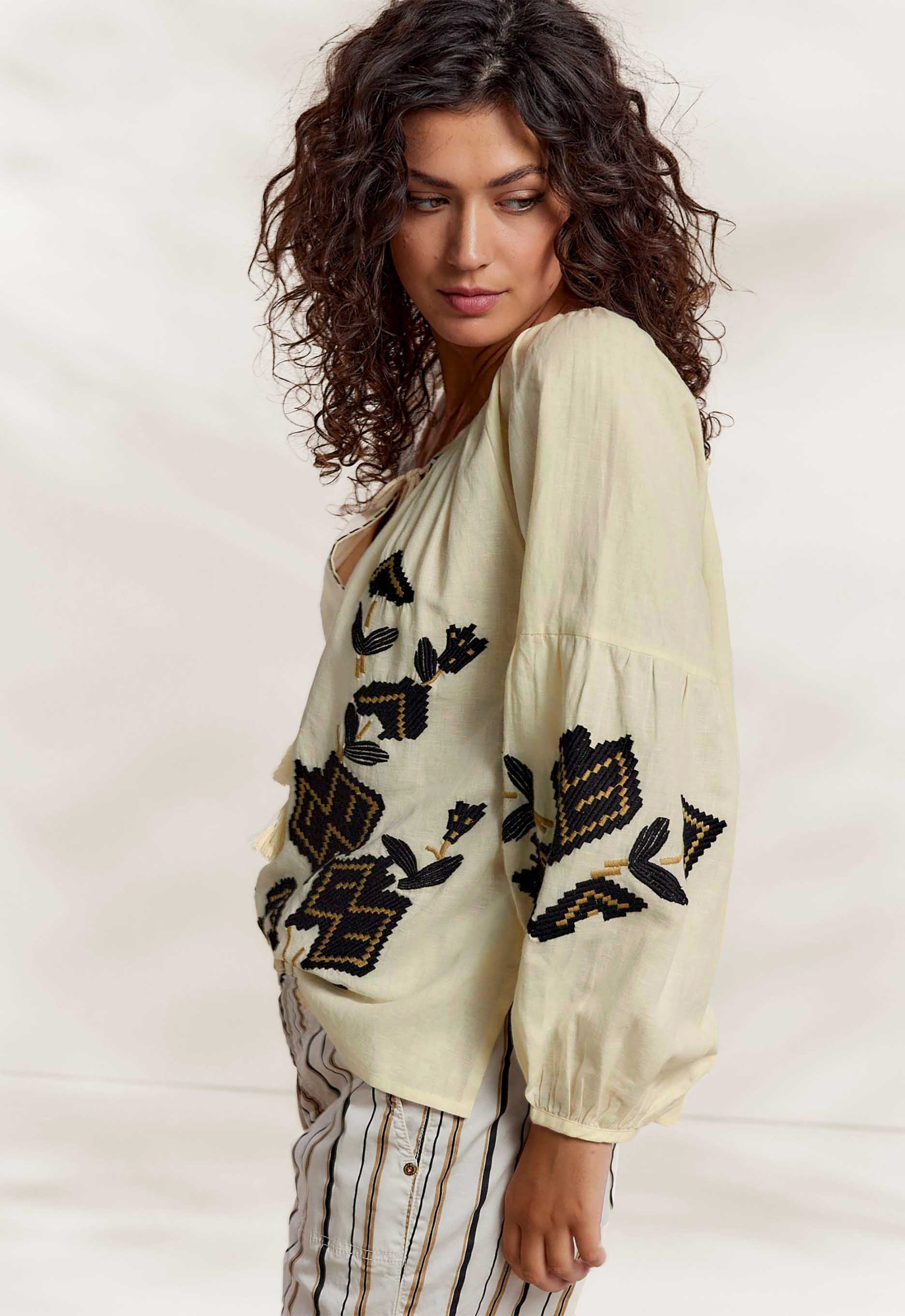 Summum Long Sleeve Blouse