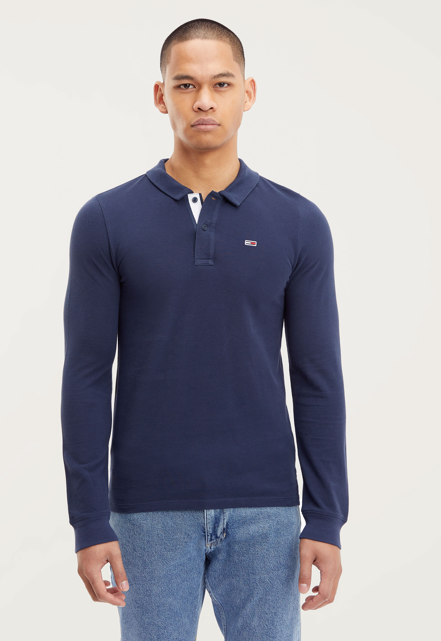 Tommy Jeans Slim Solid Polo