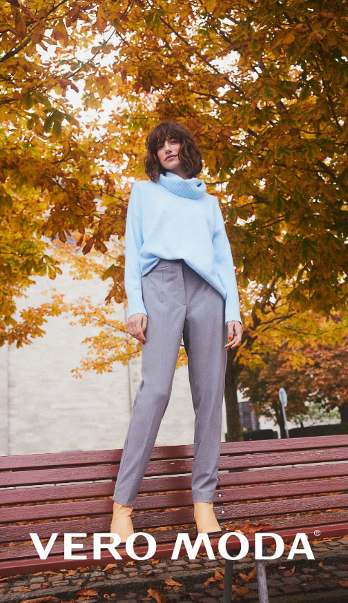 Dames_Vero_Moda_Blauwe_Trui_Broek